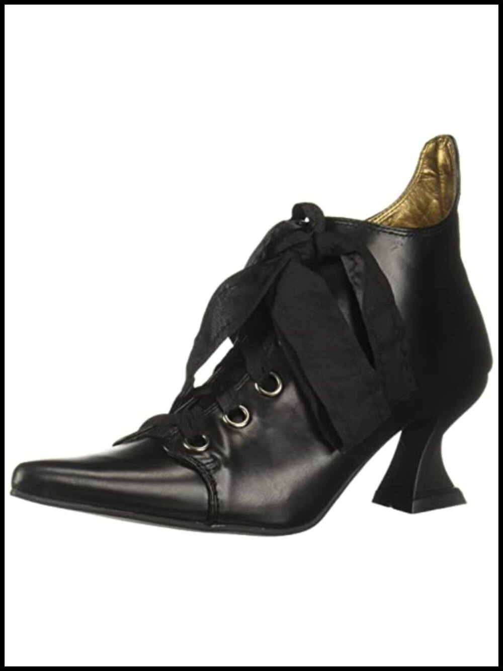 Ellie Abigail Ankle Bootie Kitten Heel Pointed Toe Leather